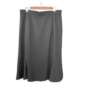 Harve Benard Classic Black Midi Skirt